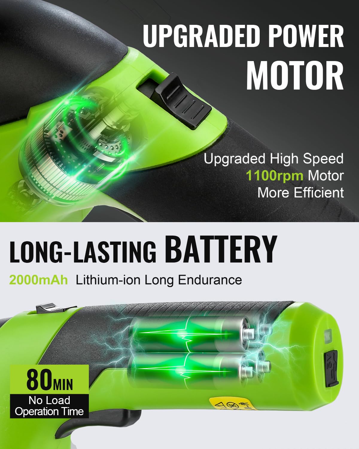 Foto 4 pulgar | Cortadora Inalámbrica Para Césped Y Arbustos Workpro, 7,2 V, 2 En 1 - Venta Internacional.