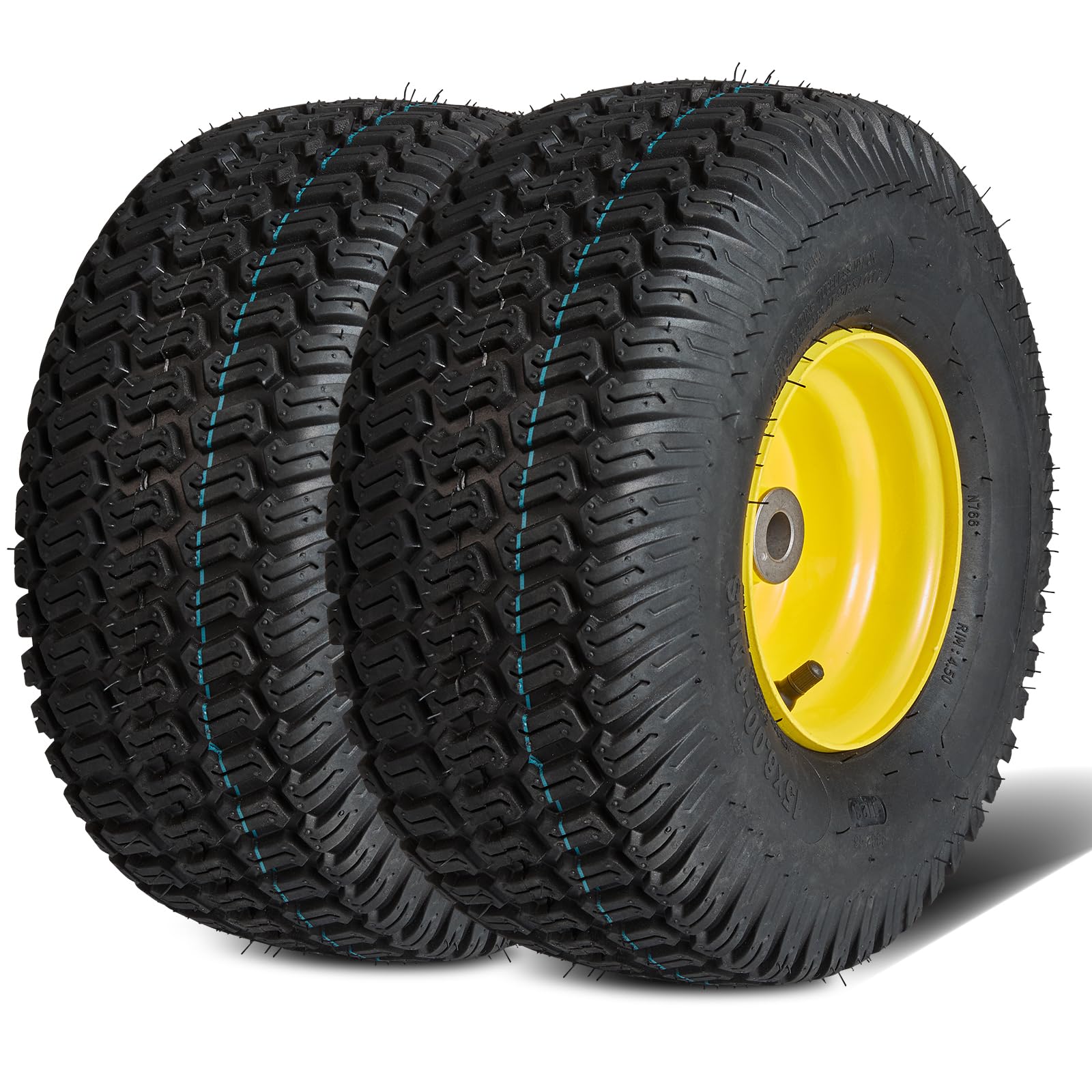 Foto 2 pulgar | Neumáticos Para Cortacésped Vevor 15x6.00-6 Sin Cámara Con Llanta, Paquete De 2 - Venta Internacional.