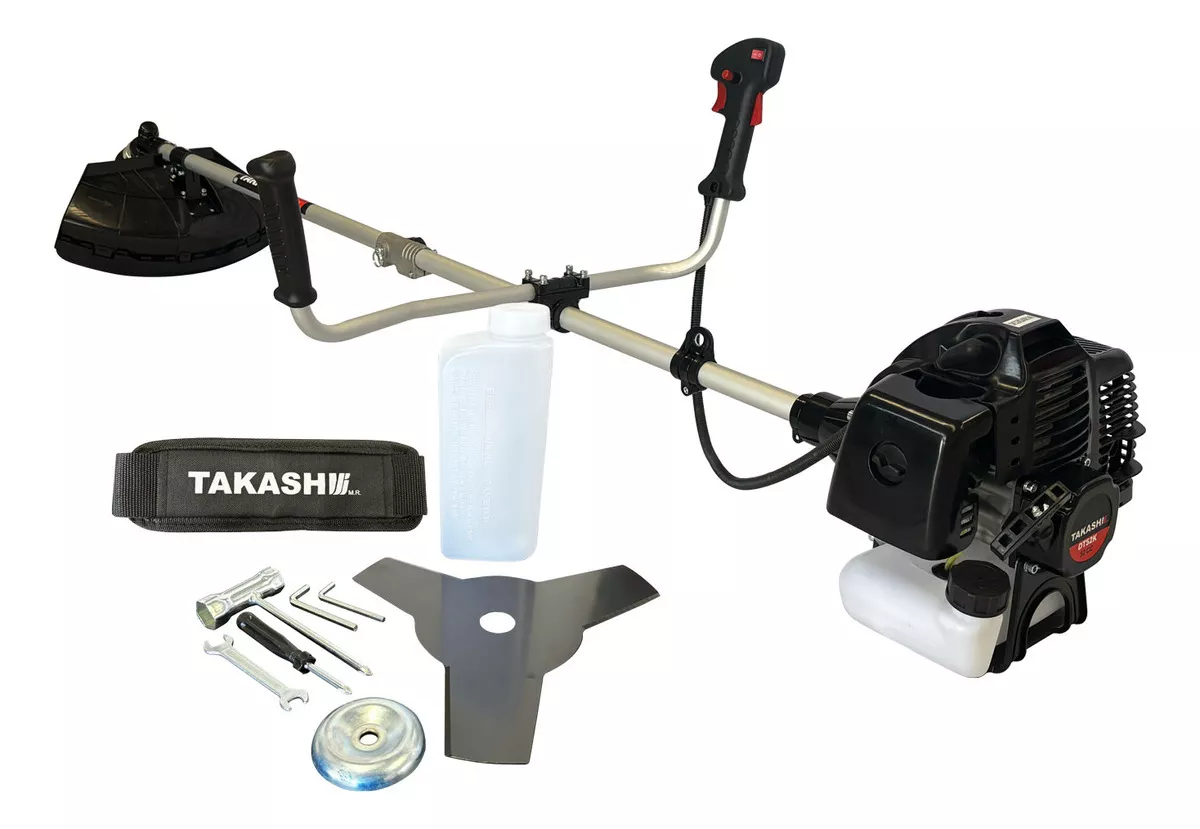 Desbrozadora Desmalezadora 52cc Takashi 2 Tiempos Dt52k Color Negro