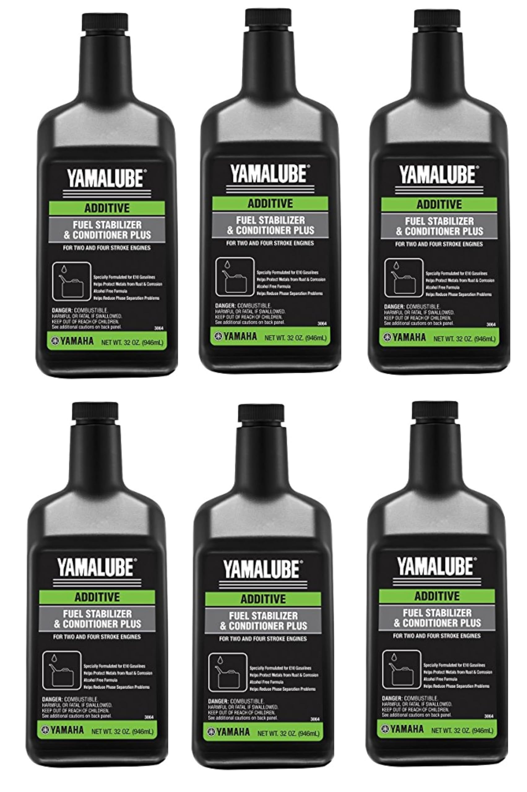 Estabilizador Y Acondicionador De Combustible Yamaha Yamalube 32 Oz (paquete De 6) - Venta Internacional.