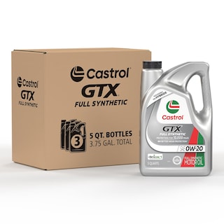 Foto 1 | Aceite De Motor Castrol Gtx Totalmente Sintético 0w-20 5l (paquete De 3) - Venta Internacional.