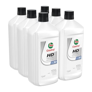 Foto 2 | Aceite De Motor Castrol Hd-30, 1 Cuarto De Galón (946 Ml), Paquete De 6 - Venta Internacional.