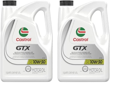 Foto 1 | Aceite De Motor Castrol Gtx 10w-30 Convencional De 4,7 L (5 Cuartos De Galón) X2 - Venta Internacional.