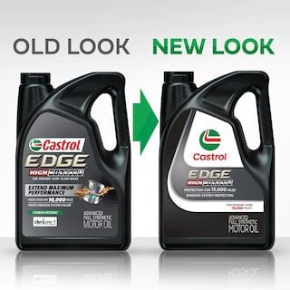 Foto 2 | Aceite De Motor Castrol Edge High Mileage 0w-20, Totalmente Sintético, 5 Litros - Venta Internacional.