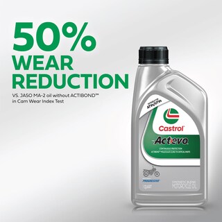 Foto 4 | Aceite Para Moto Castrol Actevo 4t 20w-50, Mezcla Sintética, 3 X 3,78 L - Venta Internacional.