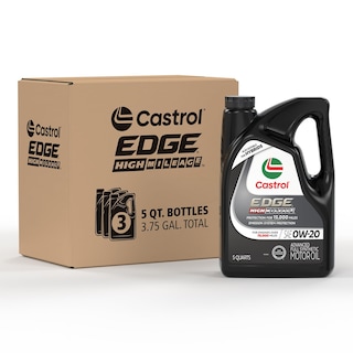 Foto 1 | Aceite De Motor Castrol Edge High Mileage 0w-20, Totalmente Sintético, 5 Litros - Venta Internacional.