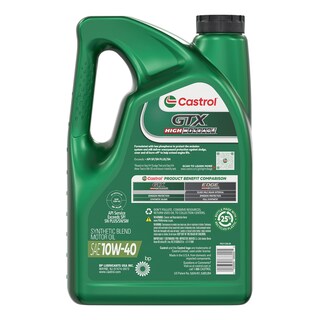 Foto 4 | Aceite De Motor Castrol Gtx High Mileage 10w-40 Sintético De 5 Litros - Venta Internacional.