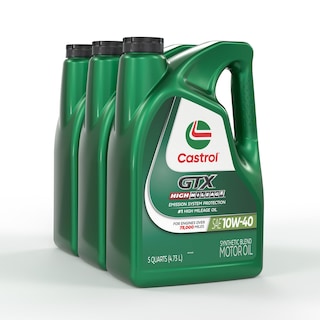Foto 5 | Aceite De Motor Castrol Gtx High Mileage 10w-40 Sintético De 5 Litros - Venta Internacional.