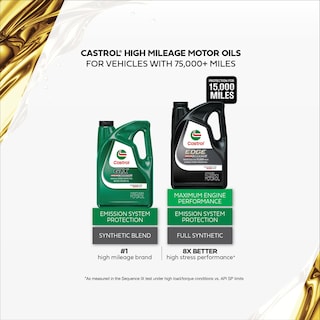 Foto 7 | Aceite De Motor Castrol Gtx High Mileage 10w-40 Sintético De 5 Litros - Venta Internacional.