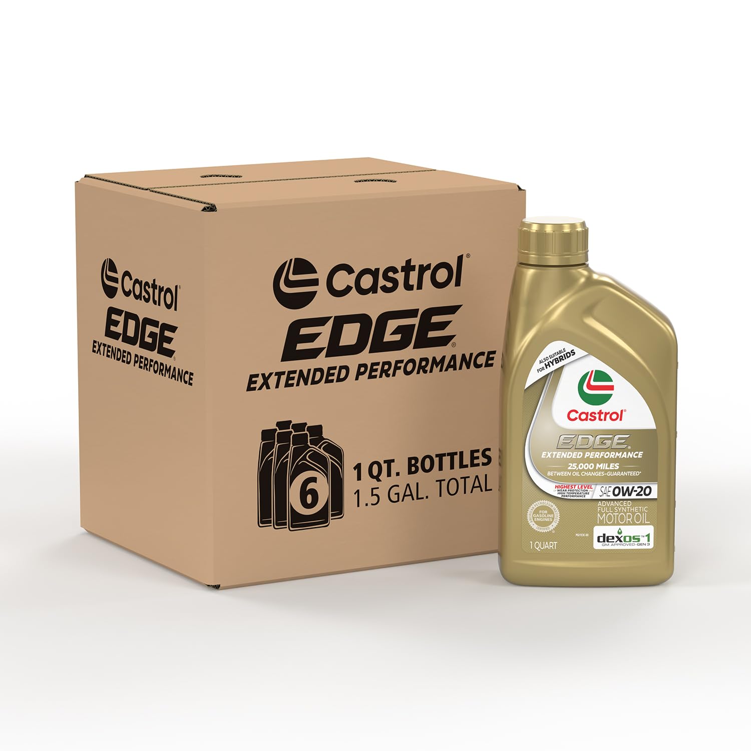 Foto 2 pulgar | Aceite De Motor Castrol Edge Extended Performance 0w-20 1l X6 - Venta Internacional.