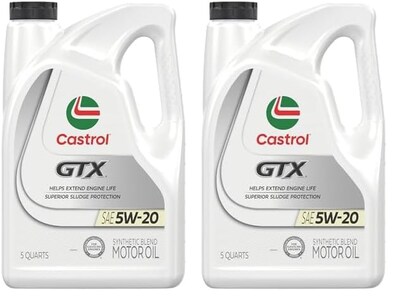 Foto 1 | Aceite De Motor Castrol Gtx Ultraclean 5w-20 Sintético, 5 Litros X 2 - Venta Internacional.