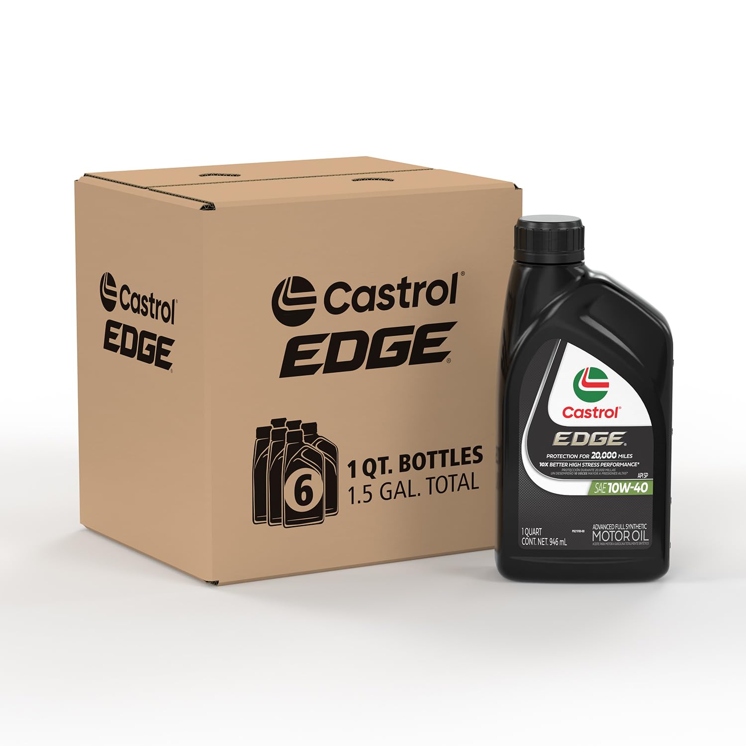 Foto 1 | Aceite De Motor Castrol Edge 10w-40 Advanced Totalmente Sintético 6x1l - Venta Internacional.