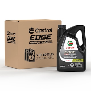 Foto 1 | Aceite De Motor Castrol Edge High Mileage 10w-30 De 5 Litros, Paquete De 3 - Venta Internacional.