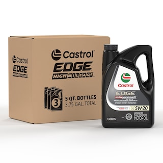 Foto 1 | Aceite De Motor Castrol Edge High Mileage 5w-20 Totalmente Sintético, 5 Litros - Venta Internacional.
