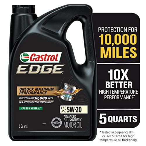 Foto 2 pulgar | Aceite De Motor Castrol Edge 5w-20 Advanced, Totalmente Sintético, 5 Litros - Venta Internacional.
