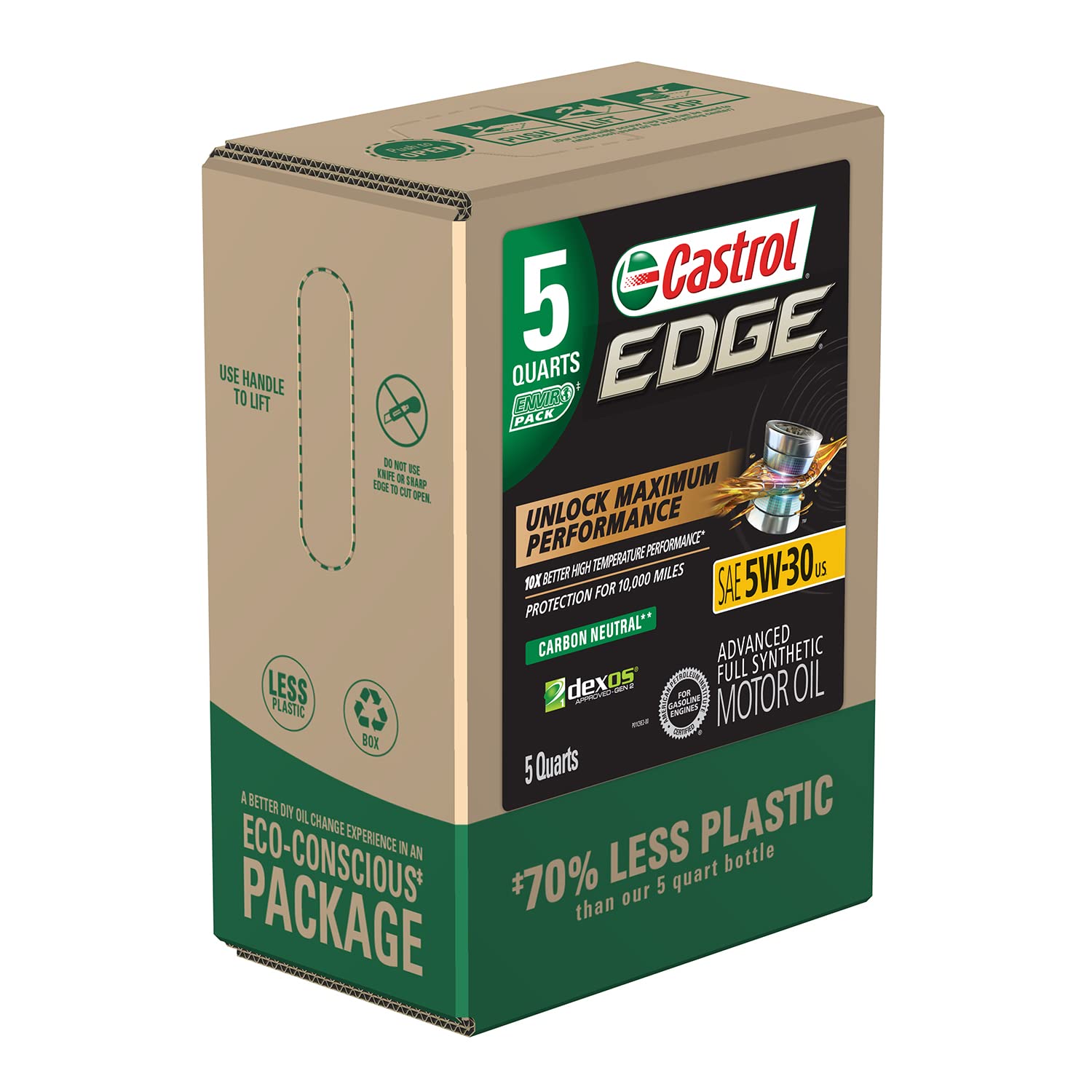 Foto 2 pulgar | Aceite De Motor Castrol Edge 5w-30 Advanced, Totalmente Sintético, 5 Litros - Venta Internacional.