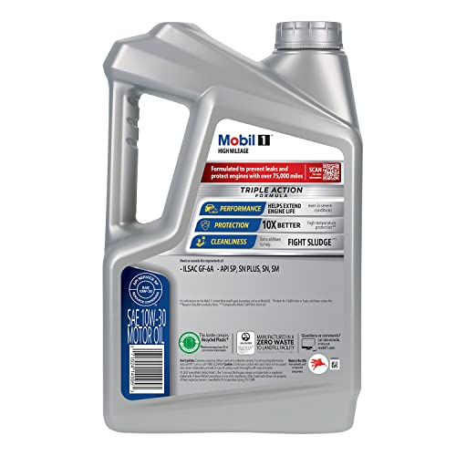 Foto 3 pulgar | Aceite De Motor Mobil 1 De Alto Kilometraje, Totalmente Sintético, 10w-30, 5 Litros - Venta Internacional.