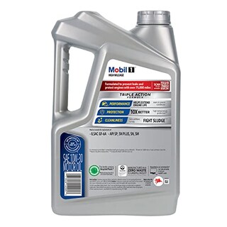 Foto 2 | Aceite De Motor Mobil 1 De Alto Kilometraje, Totalmente Sintético, 10w-30, 5 Litros - Venta Internacional.
