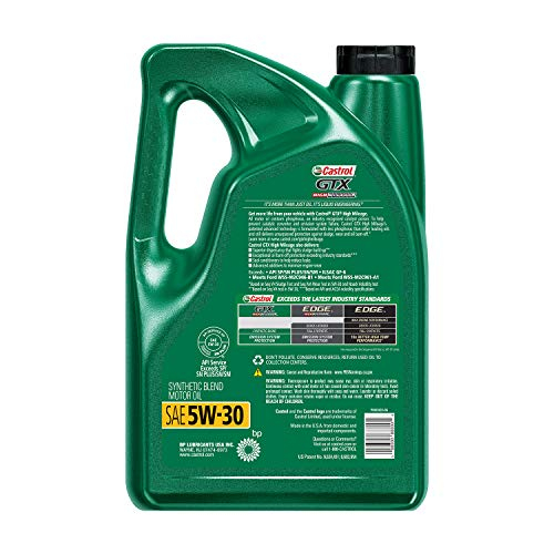 Foto 3 pulgar | Aceite De Motor Castrol Gtx High Mileage 5w-30 5l - Venta Internacional.