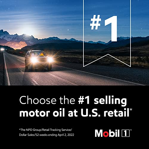 Foto 3 | Aceite De Motor Mobil 1 De Alto Kilometraje, Totalmente Sintético, 5 W-20, 5 Litros - Venta Internacional.