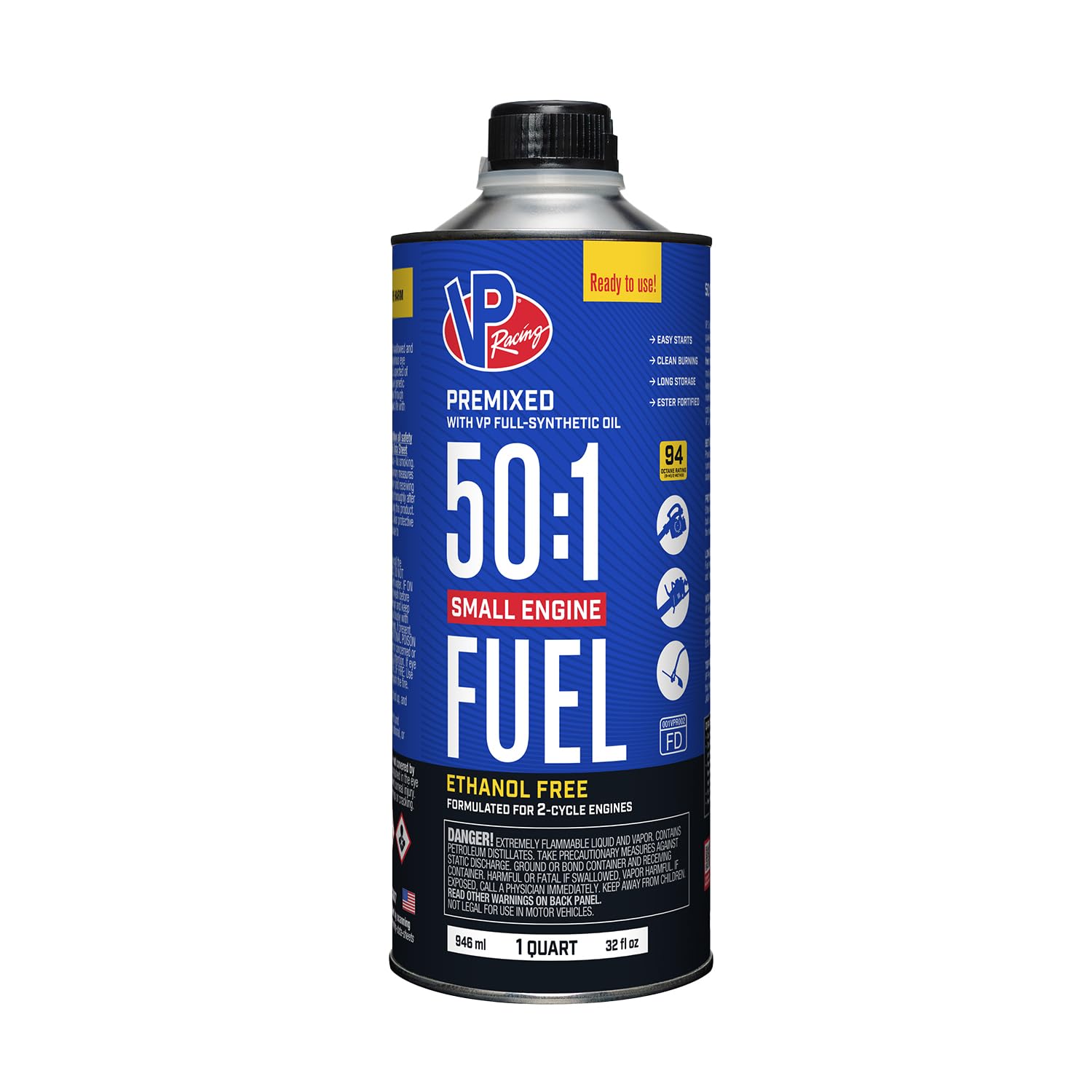 Combustible Para Motores Pequeños Vp Racing Fuels 6238 Sin Etanol 50:1 1l - Venta Internacional.