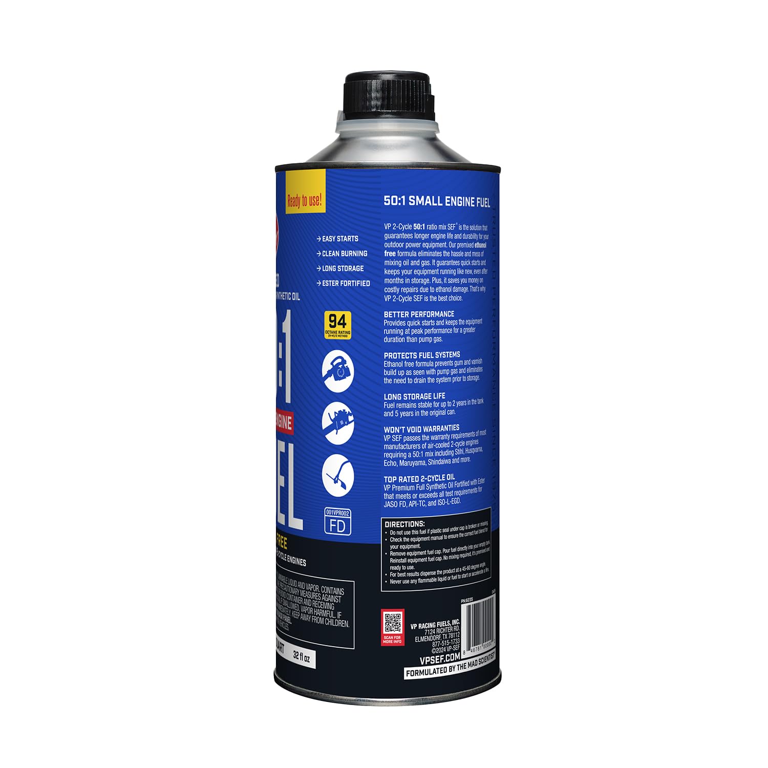 Foto 8 pulgar | Combustible Para Motores Pequeños Vp Racing Fuels 6238 Sin Etanol 50:1 1l - Venta Internacional.