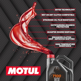 Foto 3 | Aceite De Motor Motul 7100 4t 5w40 100% Sintético 4 Litros - Venta Internacional.