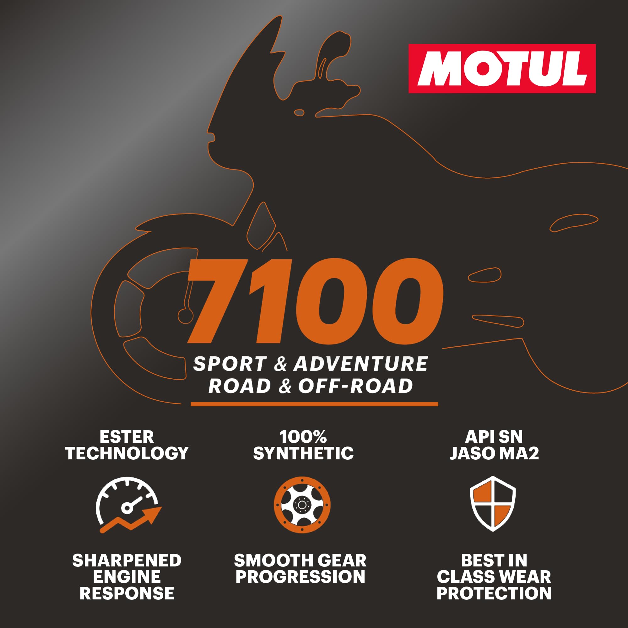 Foto 5 pulgar | Aceite De Motor Motul 7100 4t 5w40 100% Sintético 4 Litros - Venta Internacional.