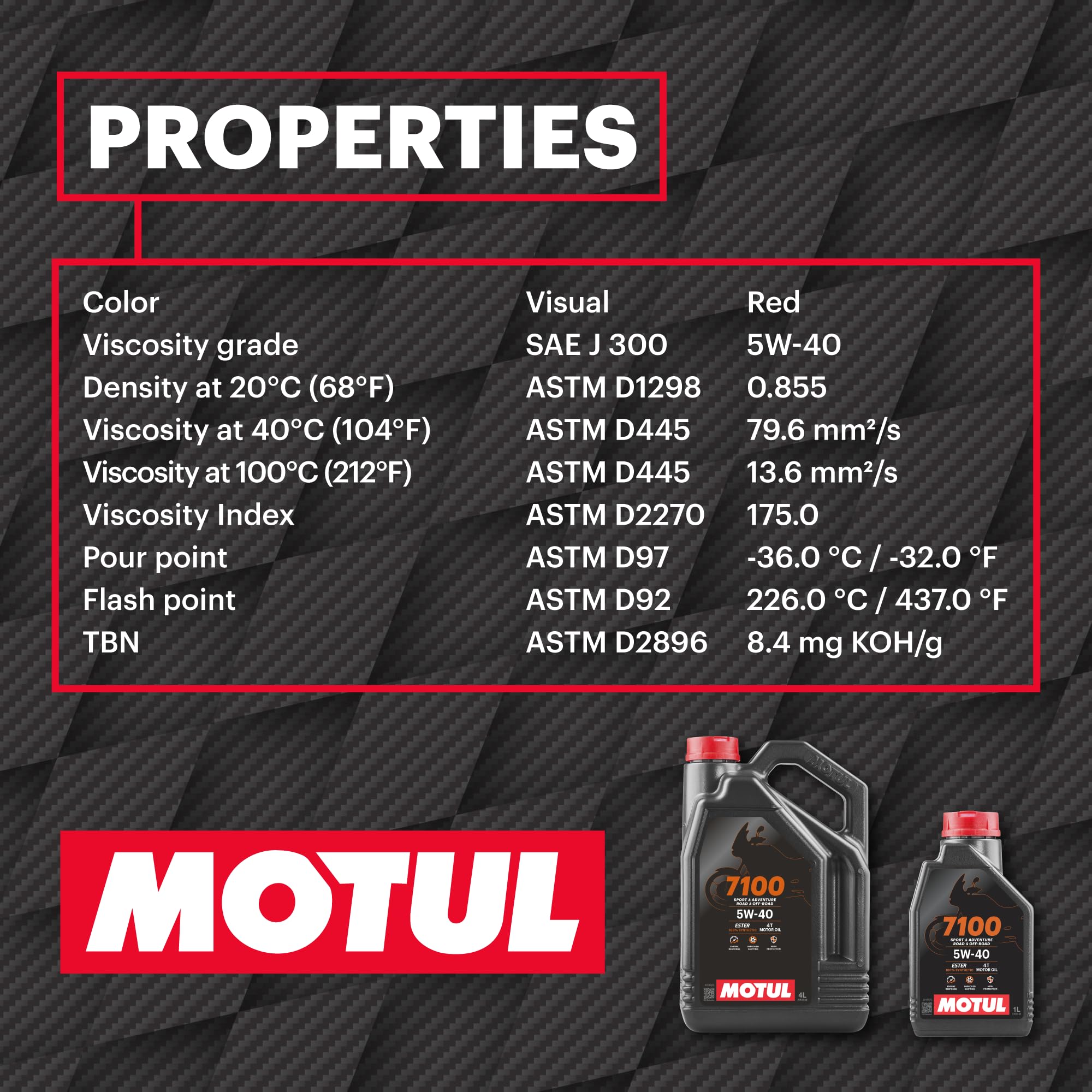 Foto 6 pulgar | Aceite De Motor Motul 7100 4t 5w40 100% Sintético 4 Litros - Venta Internacional.