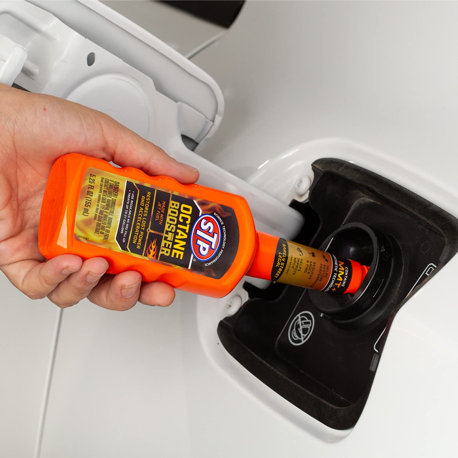 Foto 4 pulgar | El Limpiador Del Sistema De Combustible Stp Octane Booster De 155 Ml Restaura La Energía - Venta Internacional.