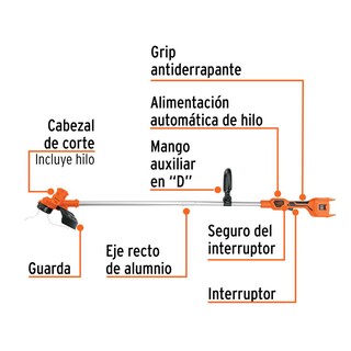 Foto 2 | Desbrozadora Inalámbrica 40v, Sin Accesorios, Truper Pro