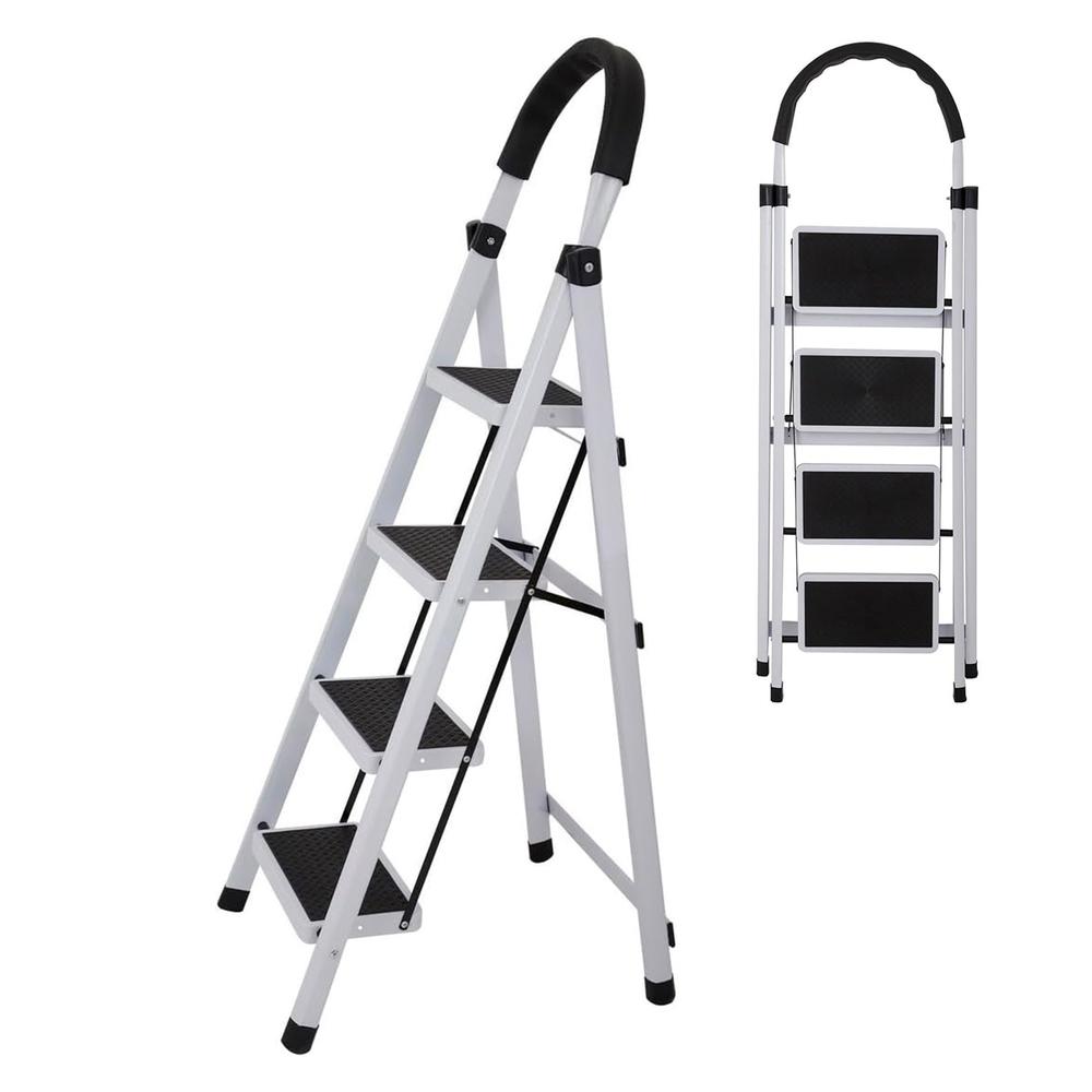 Foto 2 pulgar | Escalera Plegable Tipo Tijera De 4 Peldaños Antiderrapante
