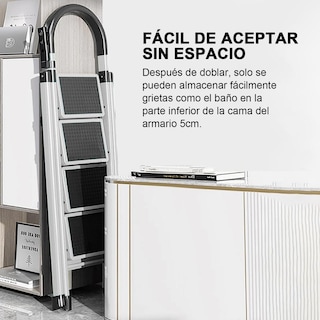 Foto 8 | Escalera Plegable Tipo Tijera De 4 Peldaños Antiderrapante