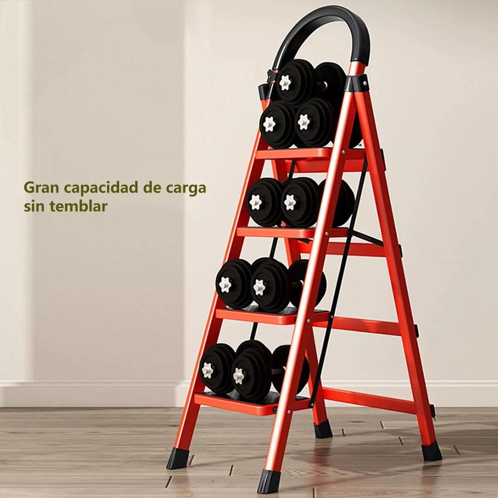Foto 9 pulgar | Escalera Plegable Tipo Tijera De 4 Peldaños Antiderrapante