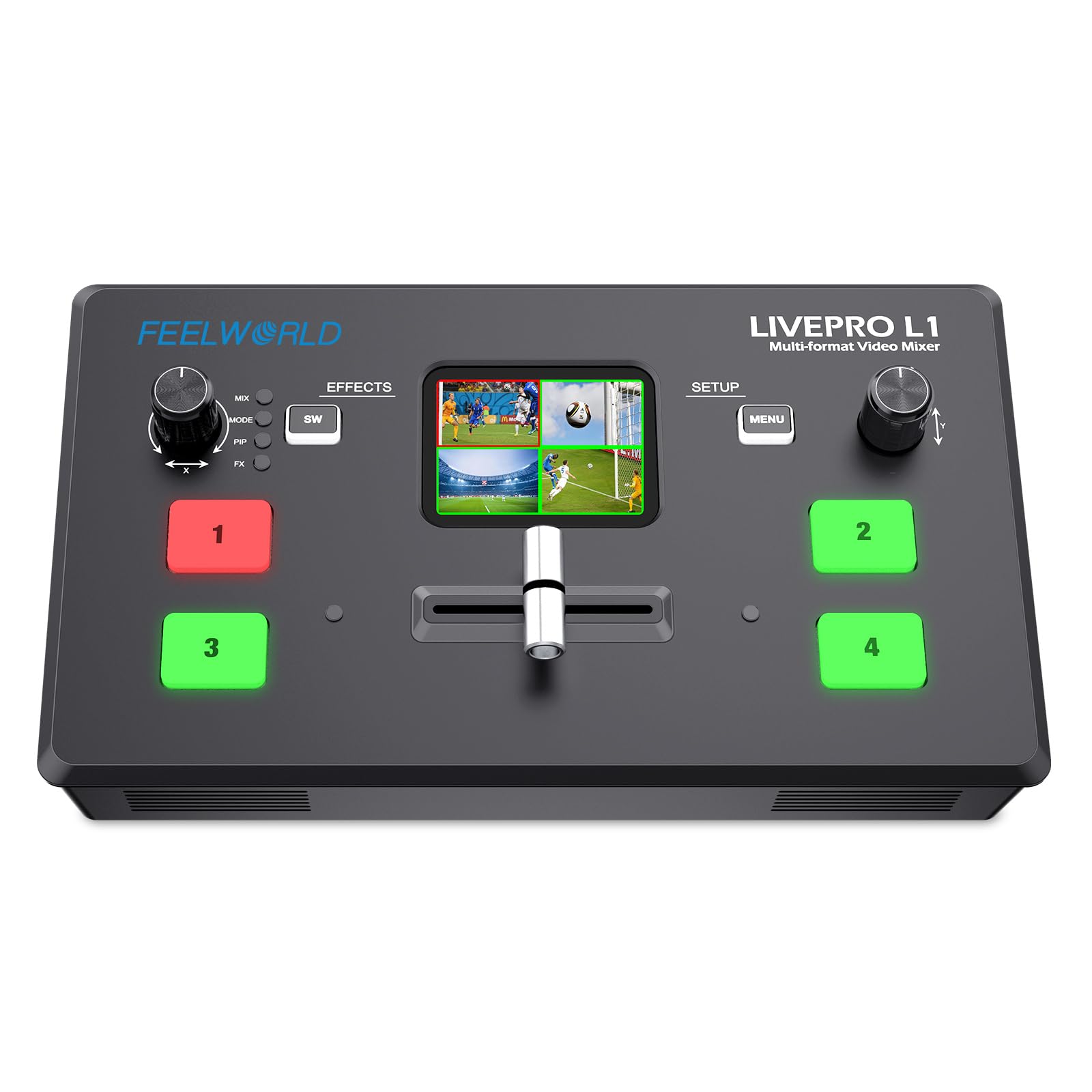 Mezclador De Vídeo Feelworld Livepro L1 V1 4x Hdmi 1080p - Venta Internacional.