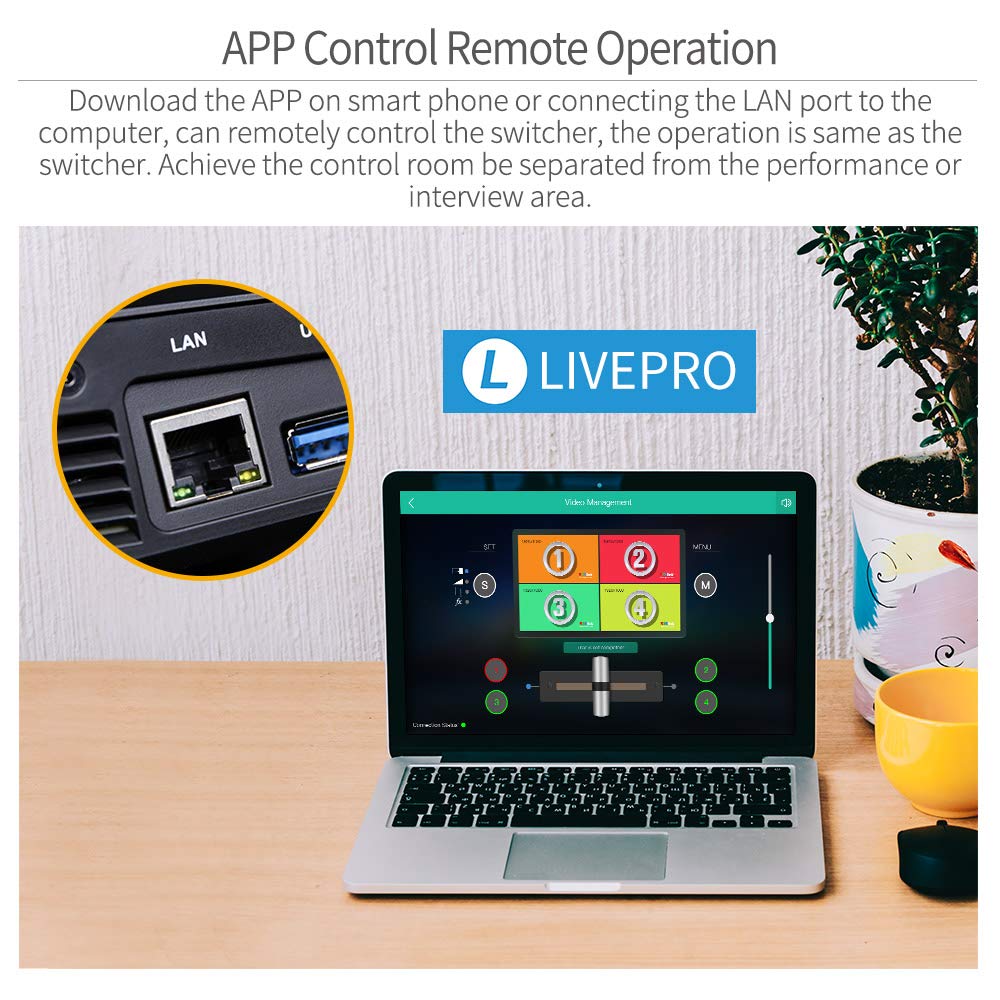 Foto 8 pulgar | Mezclador De Vídeo Feelworld Livepro L1 V1 4x Hdmi 1080p - Venta Internacional.