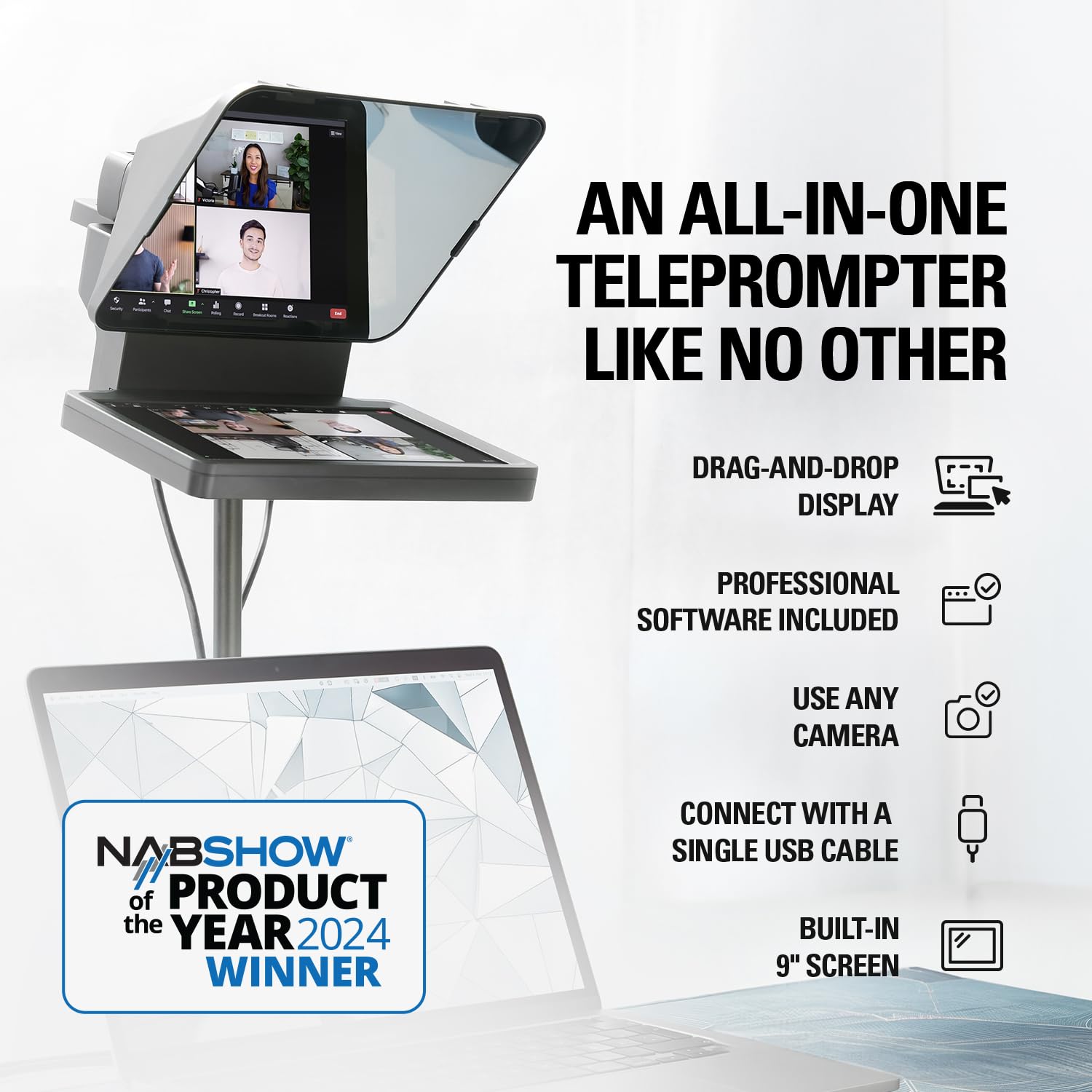 Foto 2 | Teleprompter Elgato Prompter Con Pantalla Integrada - Venta Internacional.