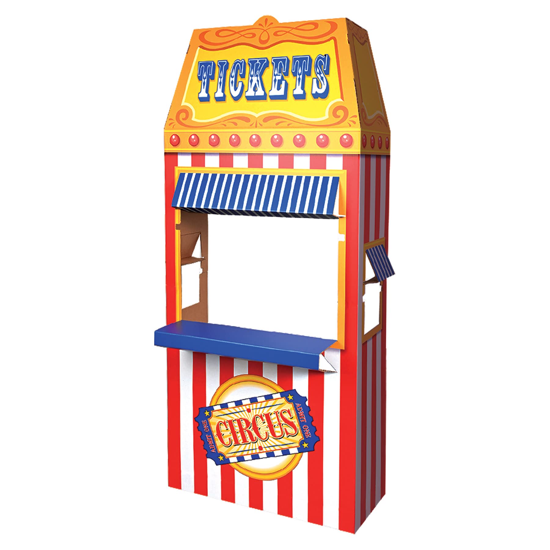Taquilla De Cartón Photo Booth Prop Beistle Circus - Venta Internacional.