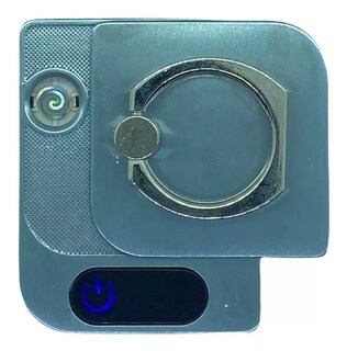 Foto 1 | Encendedor Electrónico Recargable XIMXI XIMXI0234 color Plata con Anillo Soporte para Celular