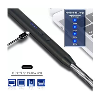 Foto 3 | Encendedor Eléctrico Buytiti HJ182 color Azul Recargable USB