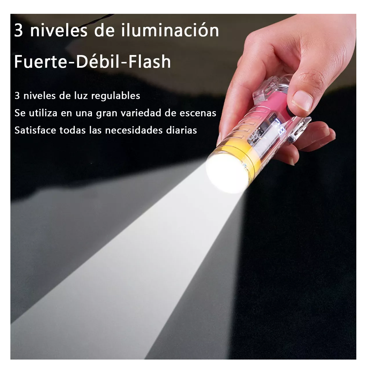 Foto 4 | Encendedor Eléctrico Recargable Resistente Al Viento Y Agua Amarillo Rosado