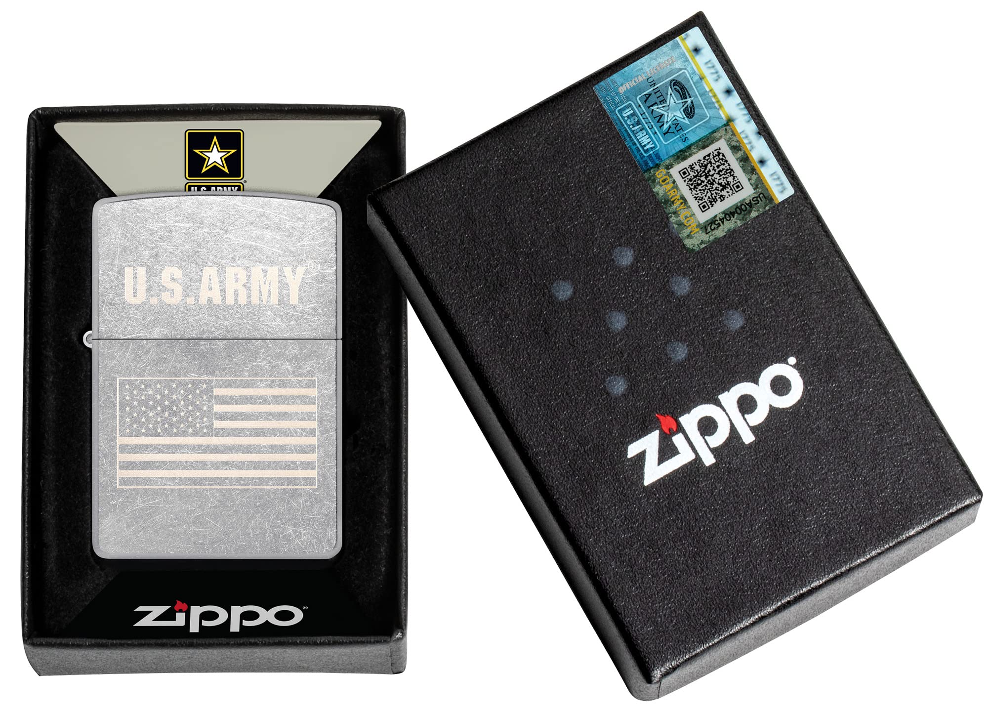 Foto 7 pulgar | Encendedor De Bolsillo Zippo Con La Bandera Estadounidense Grabada Con Láser - Venta Internacional.