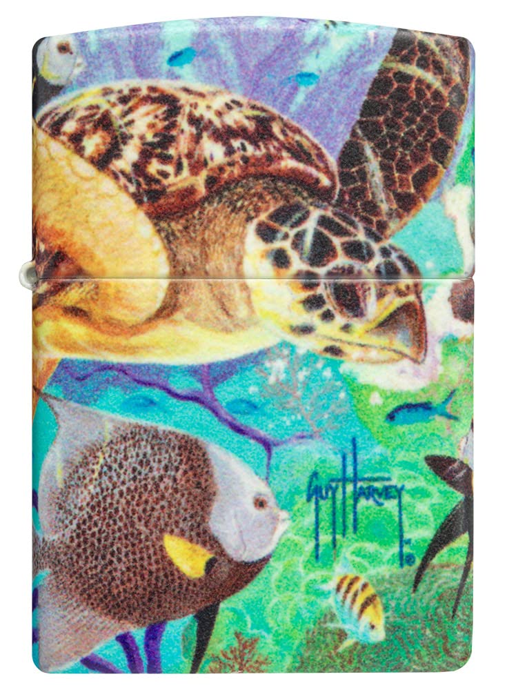 Foto 5 pulgar | Mechero De Bolsillo Zippo Guy Harvey 540 Design Que Brilla En La Oscuridad - Venta Internacional.