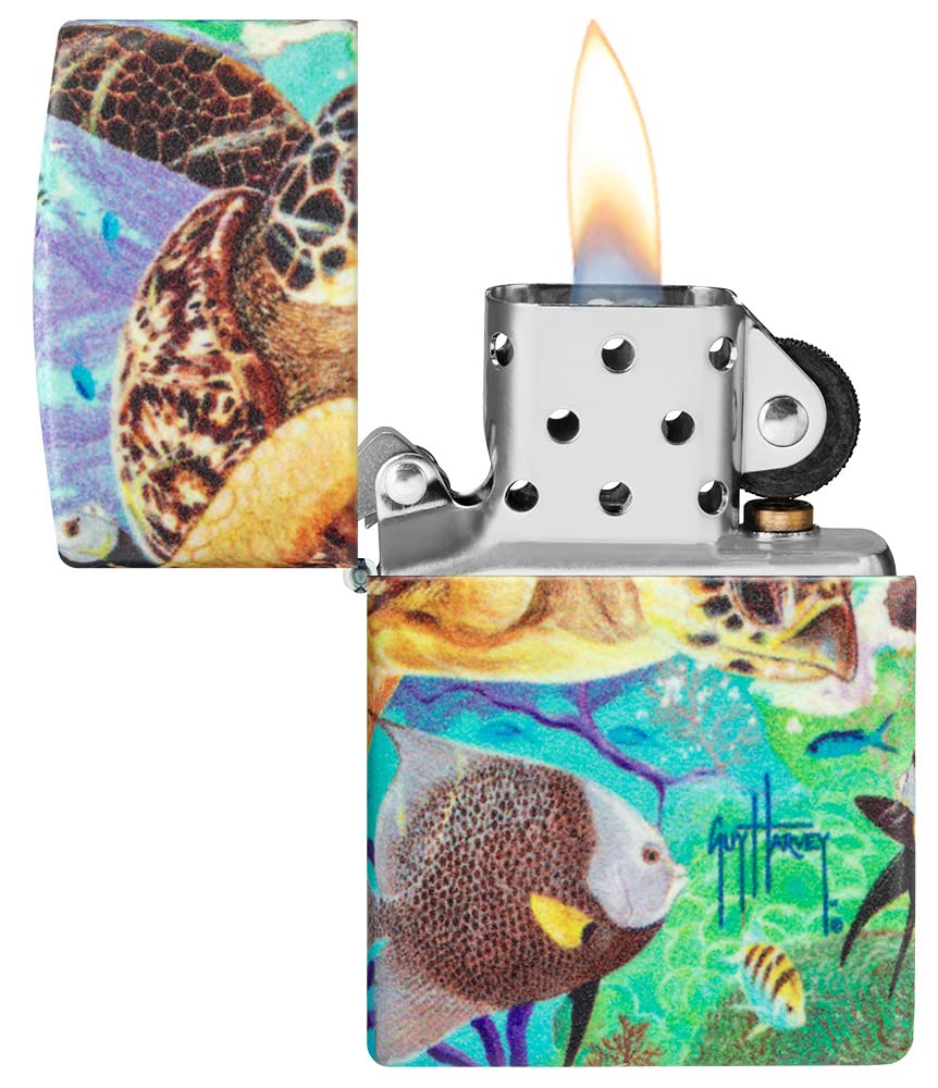 Foto 6 | Mechero De Bolsillo Zippo Guy Harvey 540 Design Que Brilla En La Oscuridad - Venta Internacional.
