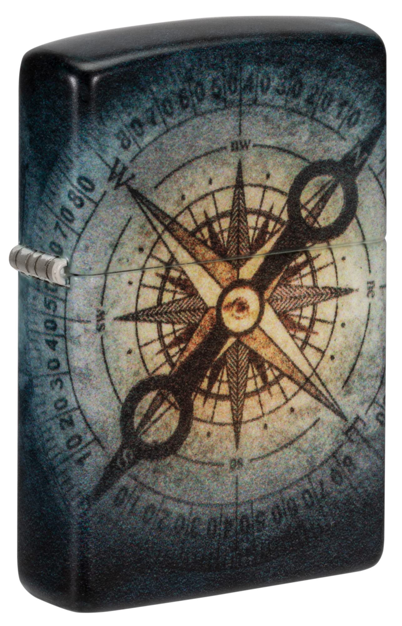 Foto 2 pulgar | Mechero De Bolsillo Zippo Compass Ghost Design 540 Que Brilla En La Oscuridad - Venta Internacional.