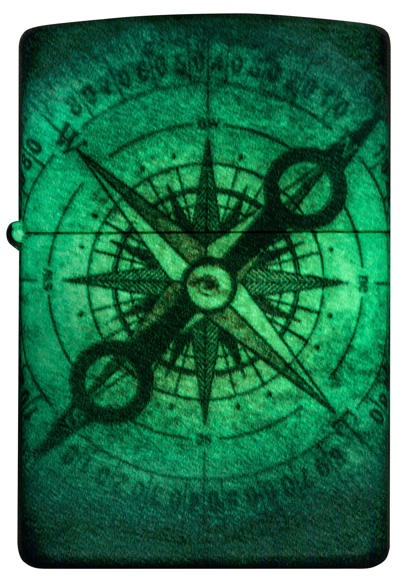 Foto 3 pulgar | Mechero De Bolsillo Zippo Compass Ghost Design 540 Que Brilla En La Oscuridad - Venta Internacional.