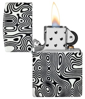 Foto 4 | Encendedor De Bolsillo Zippo, Diseño De Espirales Brillantes, 540 Colores Brillantes - Venta Internacional.