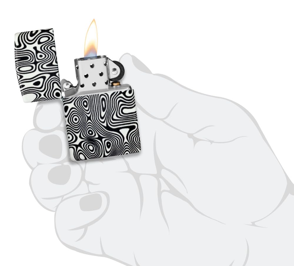Foto 7 pulgar | Encendedor De Bolsillo Zippo, Diseño De Espirales Brillantes, 540 Colores Brillantes - Venta Internacional.