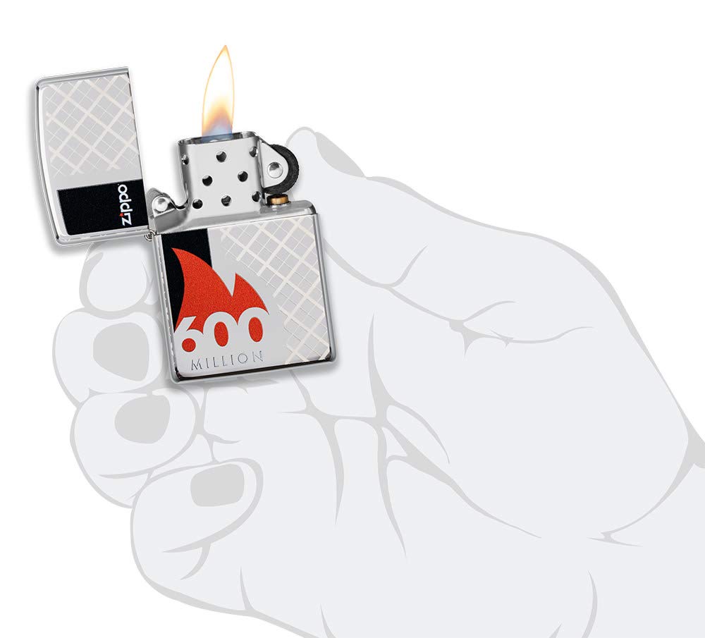 Foto 6 pulgar | Mechero De Bolsillo Zippo, Coleccionable Número 600 Millones, Edición Limitada - Venta Internacional.