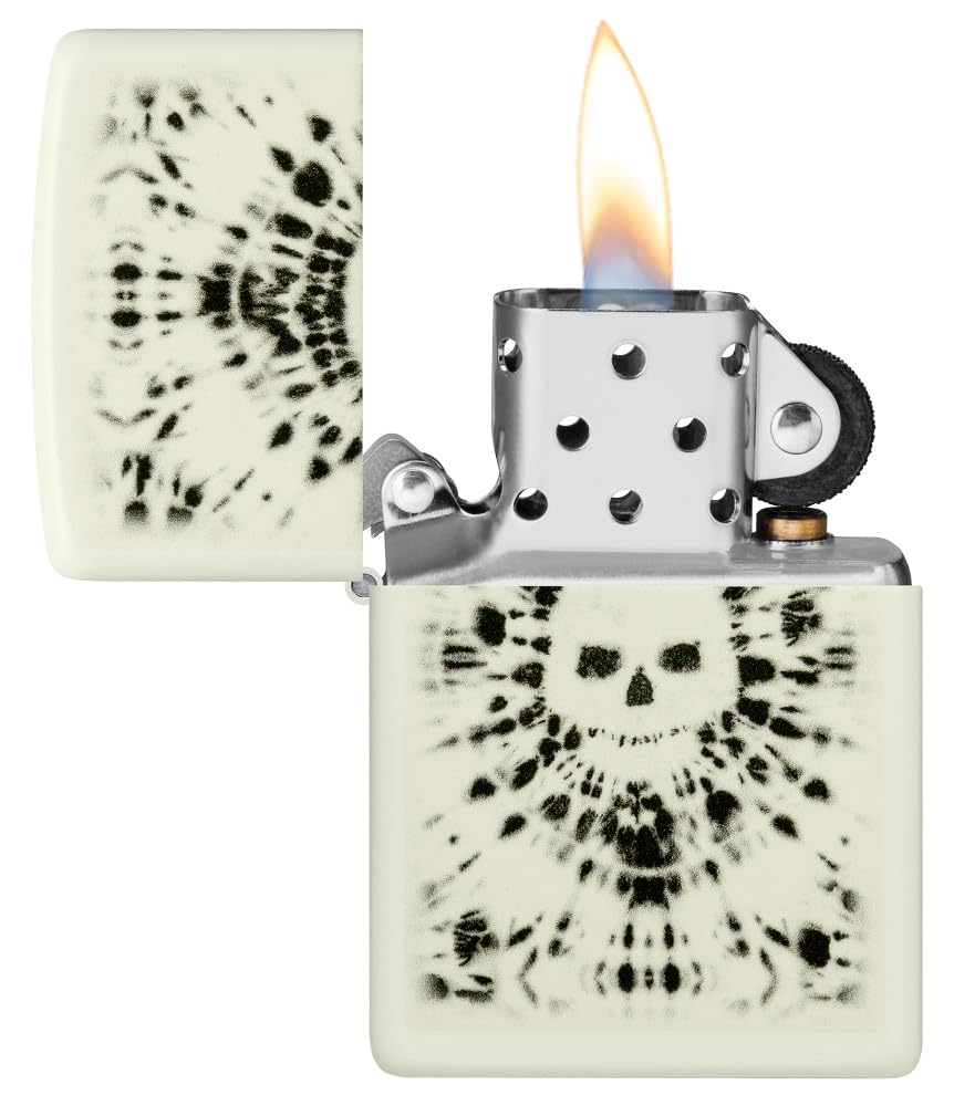 Foto 4 pulgar | Mechero De Bolsillo Zippo Con Diseño De Calavera Brillante Que Brilla En La Oscuridad - Venta Internacional.